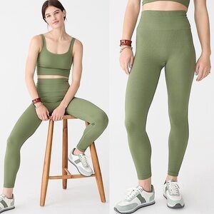 J. Crew High Rise Ribbed Leggings